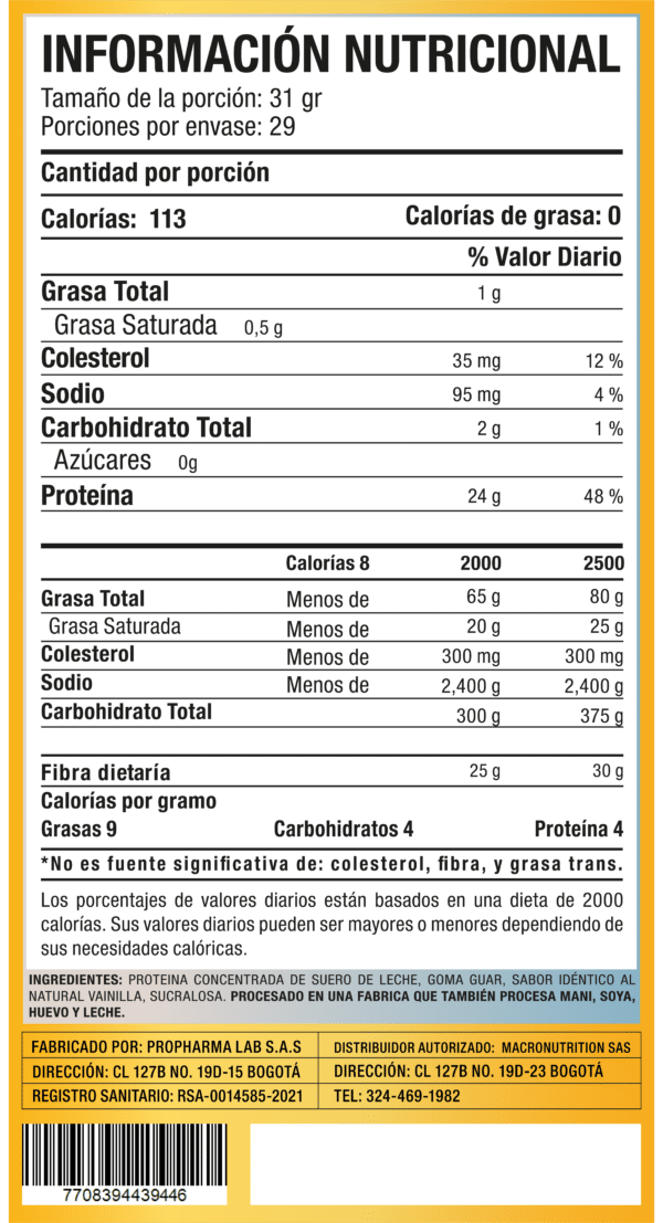 Whey Blend protein 2lbs Macroblends - Imagen 2